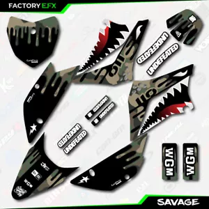 Woodland Savage Racing Graphics Kit fits 10-24 Kawasaki KLX110 KLX 110 Decal - Bild 1 von 2