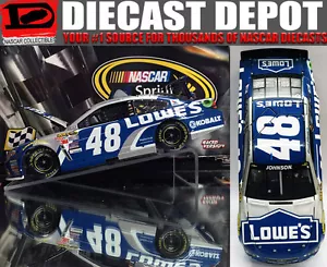 JIMMIE JOHNSON 2015 LOWES DUEL 150'S RACED VERSION 1/24 ACTION SCALE DIECAST - Picture 1 of 3