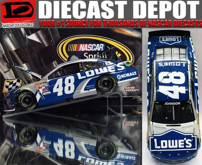 JIMMIE JOHNSON 2015 LOWES DUEL 150'S RACED VERSION 1/24 ACTION SCALE DIECAST - Image 1 of 4