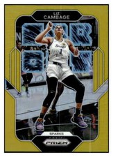 LIZ CAMBAGE SSP 2022 Panini WNBA Prizm /10 Prizms Gold #9 Basketball ID:42182