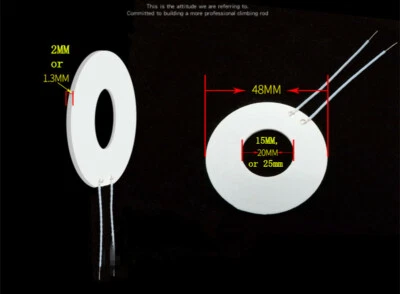 1Pc Ring MCH Heating Element Heater OD 48mm ID 15/20/25mm Alumina Heating Coil - Image 1 of 3