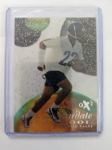 🏆 Fleer E-X2001 1998 fecha estrella Tavian Banks #8 Jacksonville Jaguars - Imagen 1 de 1