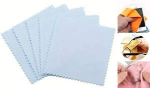 5 piezas toallas de pulido de joyas limpieza de joyas paño de pulido joyas gafas plata - Imagen 1 de 7