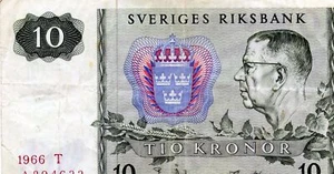 Europa, Suecia: 10 coronas 1966 - Imagen 1 de 2