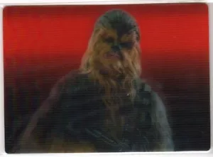 2016 Topps Star Wars Evolution Lenticular Morph 3-D Card Chewbacca #9 - Picture 1 of 2