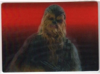 2016 Topps Star Wars Evolution Lenticular Morph 3-D Card Chewbacca #9 - Image 1 of 2