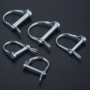 Universal Trailer Coupler Safety Pin Latch Bicycle Boat Towing Hitch Hook D-Clip - Picture 1 of 18