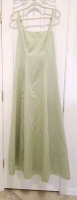 Vestido LARGO Formal Sin Mangas Nueva Imagen DE COLECCIÓN 12 Mediano Grande Verde Apio Foto 1 de 4
