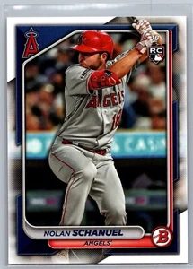2024 Bowman #81 Nolan Schanuel Rookie RC Los Angeles Angels MLB Baseball Card - Picture 1 of 2