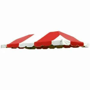 Carpa de repuesto con marco de la costa oeste 10x20 rojo PVC toldo evento fiesta gazebo - Imagen 1 de 2