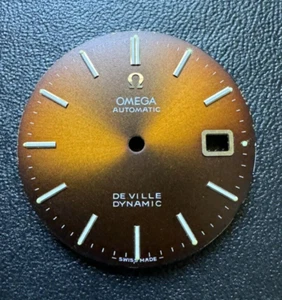 Genuine Omega De Ville Dynamic Brown Dial 30 .5mm -5- - Picture 1 of 4