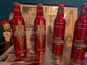 Budweiser Limited Edition World Series 2006 & 2011 St Louis Cardinals Flasche LOT - Bild 1 von 6