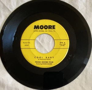 FRANK MOORE FOUR Rare 50's Rock n Roll R&B Philadelphia PA Private Press JAZZ - Picture 1 of 2
