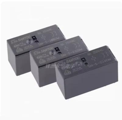 10pcs SM-S-205DM/SM-S-212DM/SM-S-224DM 6pin 8A 250V Relay - Image 1 of 2