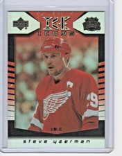 Steve Yzerman 2003-04 Upper Deck Ice Icons Hockey Card HIGH GRADE