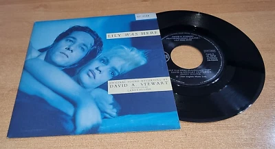 DAVID A STEWART CANDY DULFER Lily was here 7" SPAIN SINGLE VINYL EURYTHMICS - Image 1 of 3
