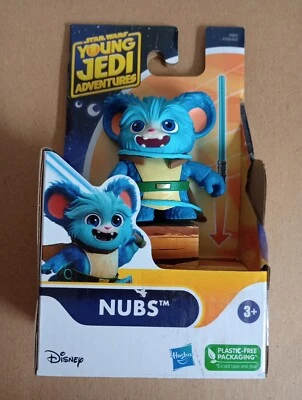 NOVO ~ Boneco Disney Star Wars Young Jedi Adventures Nubs Hasbro - Imagem 1 de 4