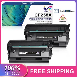 Cartucho de tóner 2PK 58A para HP CF258A con chip LaserJet M404dn M404dw M304 - Imagen 1 de 6