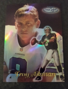 TROY AIKMAN 1999 TOPPS GOLD LABEL BLACK LABEL CLASS 1