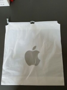 apple drawstring bolsa