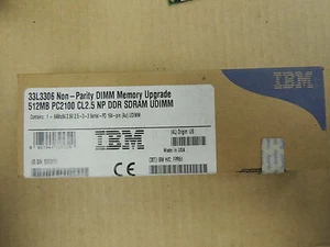 NOS 512MB 33L3306 Non-Pairty DIMM Memory Upgrade PC2100 CL2.5 DDR SDRAM 184 Pin - Picture 1 of 1