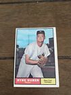 1961 Topps Ryne Duren New York Yankees Pitcher Baseball Card Number 356