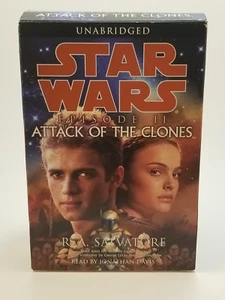 Attack of the Clones by R. A. Salvatore (2002, Cassette, Unabridged)-A11 - Picture 1 of 3