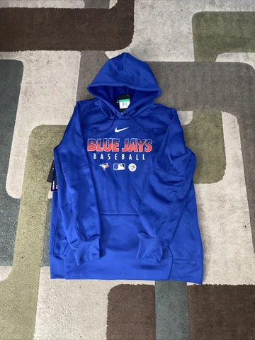 NWT Nike MLB Authentic Collection Toronto Blue Jays Mens Pullover Hoodie Size XL Cover