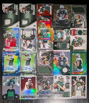 NEW YORK JETS Rookie, Auto, Jersey, Seriel # Lot (21) 🏈 See all Photos 👀 - Image 1 of 4