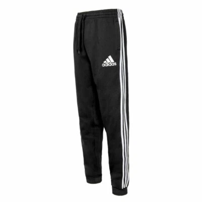 Pantalón de chándal Adidas Essential polar negro blanco a rayas para hombre talla XL - NUEVO Foto 1 de 3