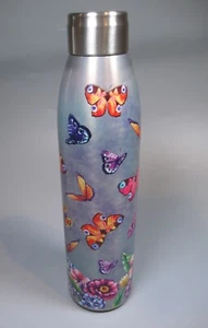 Tervis 25oz Slim Carafe Tumbler/Water Bottle - Butterfly Garden - Picture 1 of 3
