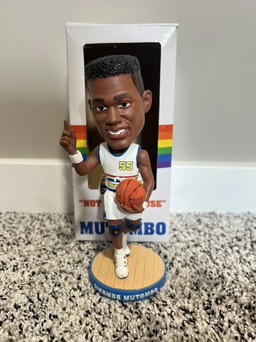 Dikembe Mutombo Denver Nuggets SGA Bobblehead Bobble Finger Not In My House Cover
