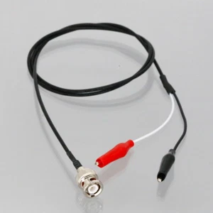 BNC male to 2x Crocodile 27mm Alligator clip RG316 Oscilloscope Test Cable 2~16' - Picture 1 of 5