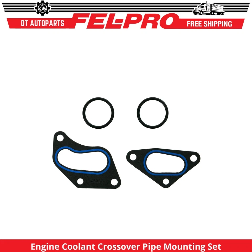 Juego de montaje de tubo cruzado refrigerante FelPro para Kia Cadenza 2014-2020 3,3 L V6 Eng Foto 1 de 1