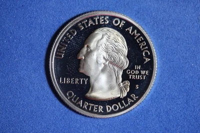 2000 S NEW HAMPSHIRE SILVER PROOF STATEHOOD WASHINGTON QUARTER #K57346 - Image 1 of 2