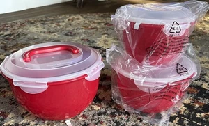 QVC 3 Stück  LockinLock Aufbewahrungsbehälter Nestschalen - Griff - Fabrikpaket - Bild 1 von 4