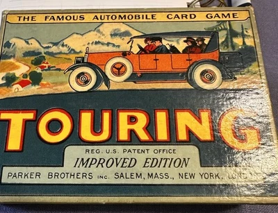 Touring, The Famous Automobile Card Game, Circa 1926, Parker Brothers, Completo Foto 1 de 4