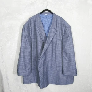 Oak Hill Herren 5XL blau kariert Blazer Sport Mantel 62R/64R gemustert gefüttert - Bild 1 von 12