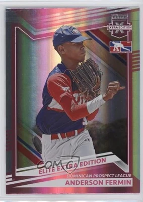 2022 Panini Elite Extra Edition Pink Anderson Fermin #179 - Image 1 of 2