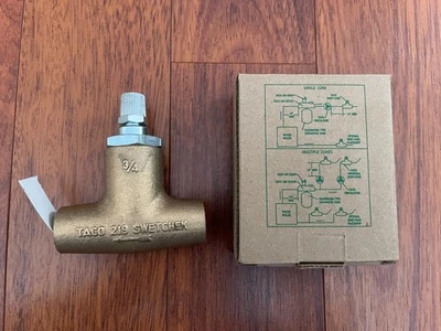 Taco 3/4" Bronce Horizontal Sweet-Chek Válvula 219-4, Nuevo Foto 1 de 4