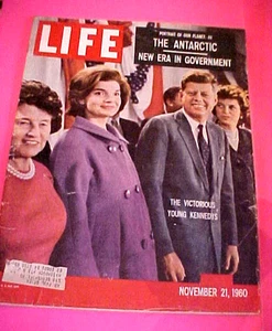 Life Magazine November 21, 1960 The Victorious Young Kennedys - Picture 1 of 14