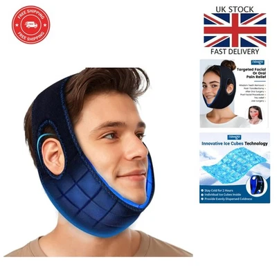 Innovative Ice Cube Wrap for Effective Jaw Pain Relief & Post-Surgery Comfort - Image 1 of 4