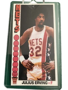 1976-77 Topps Style Julius Erving Variation Card New Jersey Nets Dr J - Bild 1 von 4