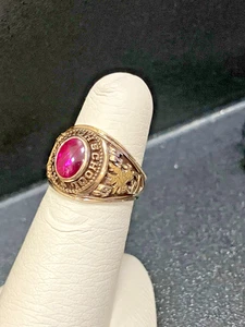 Vintage John Roberts Ring 10K Gelbgold 1974 Alter HS, Größe 6, 7 Gramm - Bild 1 von 8