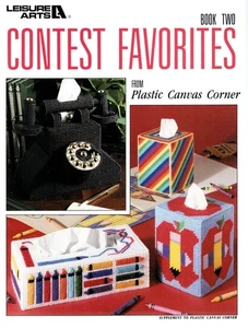 Leisure Arts CONTEST FAVORITES BOOK TWO Plastic Canvas Pattern Leaflet - Picture 1 of 2