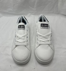 Fashion shoes men Sport  Comfortable White Size 9 - Picture 1 of 7