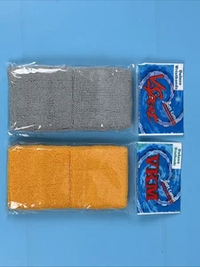 Two Pairs VKM (V-Sport) Cotton Deluxe Wristbands; Brand New in Original Package! - Picture 1 of 2