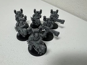 Warhammer 40K Chaos Emperor's Children Noise Marines x6 good cond 111025 B - Picture 1 of 4