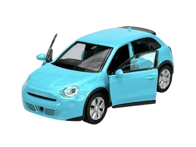 WELLY NEW FIAT 600 600E BLUE 1:34 DIE CAST METAL MODEL NEW IN BOX 43866 - Image 1 of 4