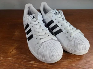 Scarpe Adidas Originals Superstar II 2 (Cloud White/Nero) da uomo taglia 10 IH8659 - Foto 1 di 10